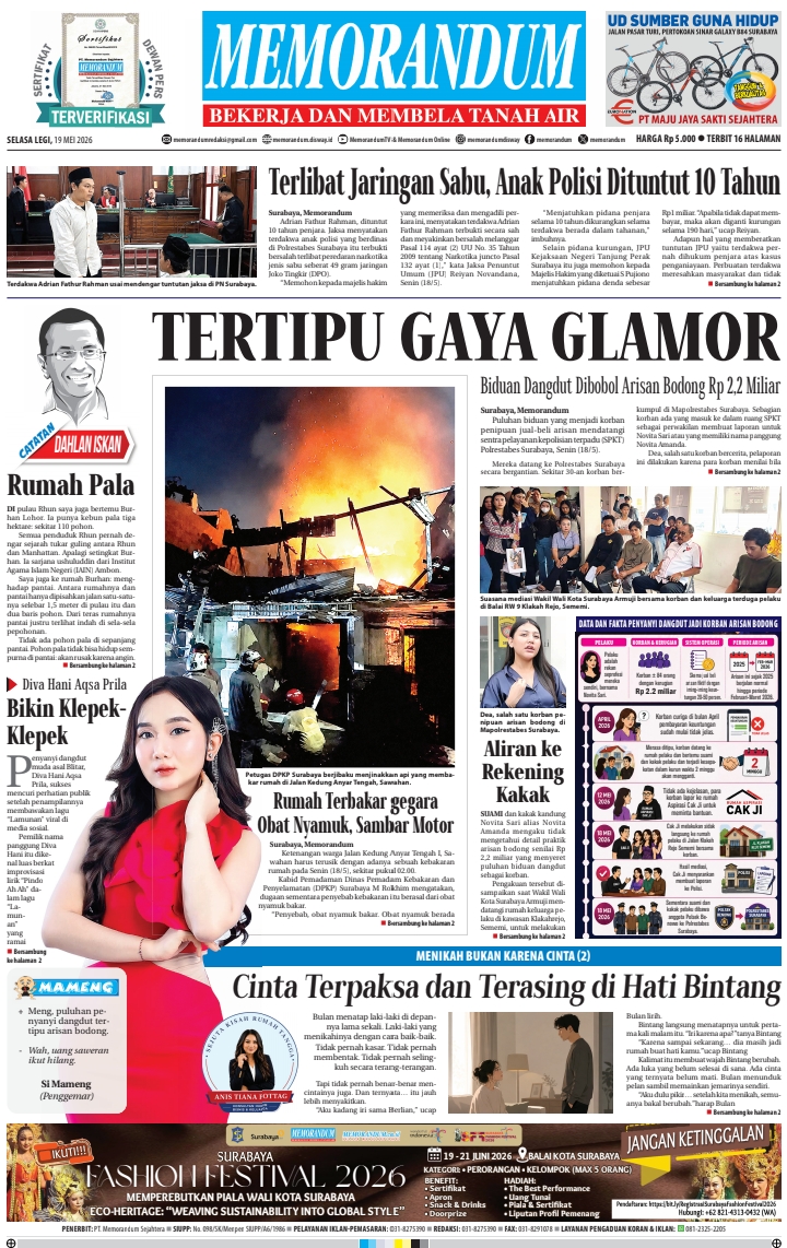 Memorandum Edisi 19 Mei 2026	