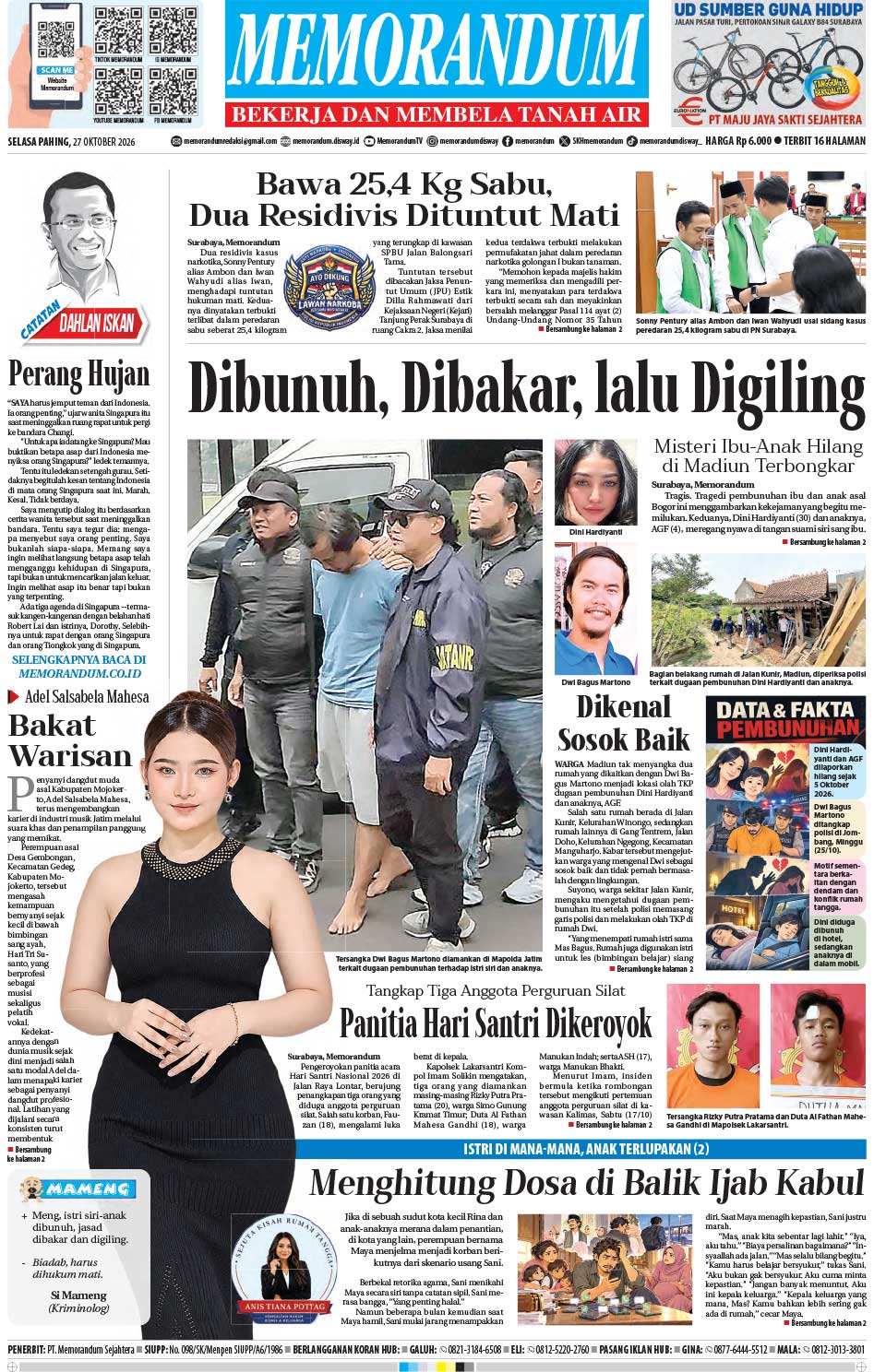 Memorandum Edisi 27 Oktober 2026 - test