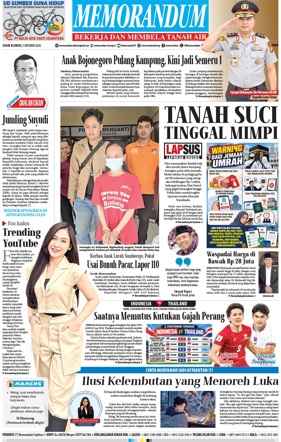 Memorandum Edisi 5 Oktober 2026