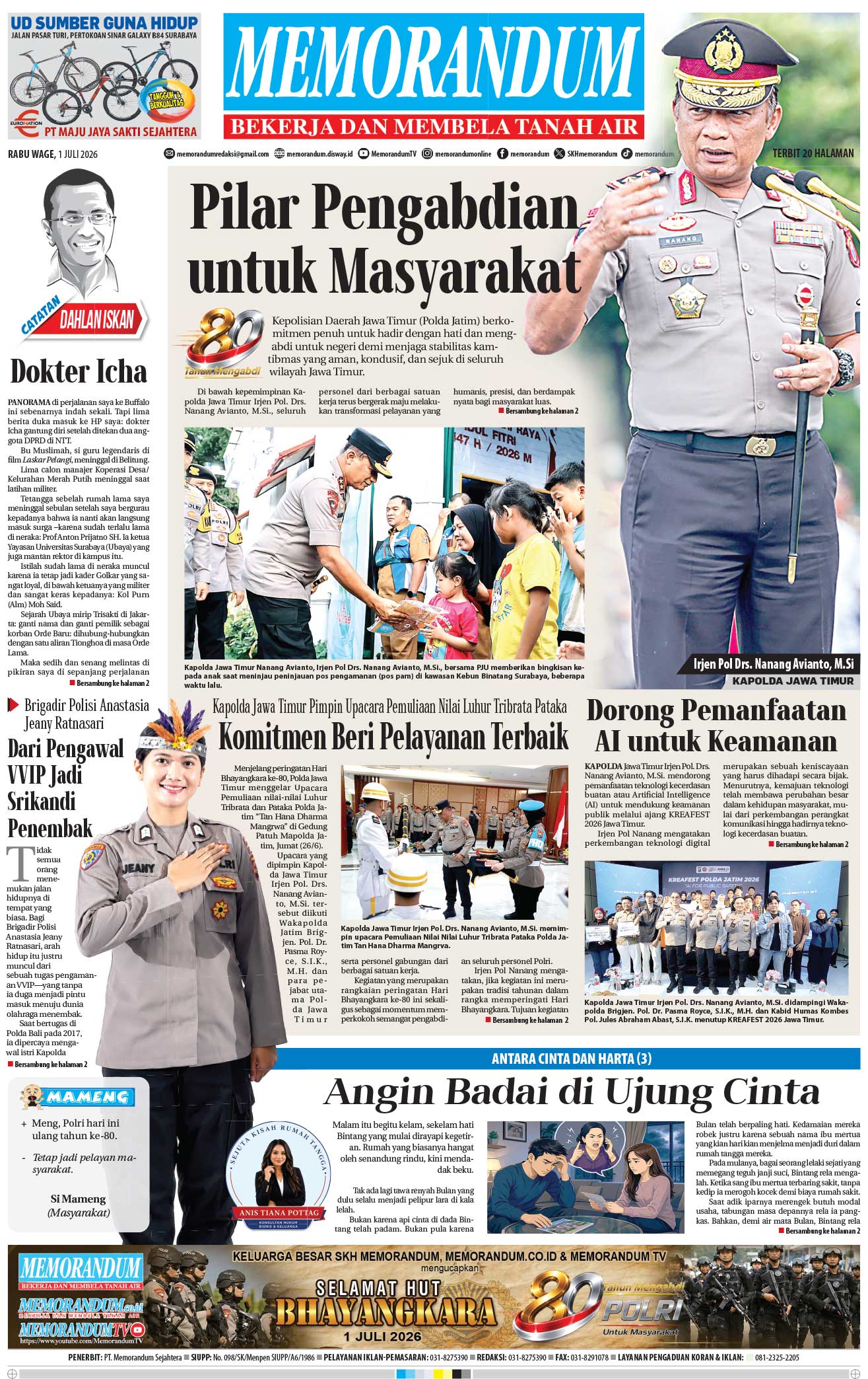 Memorandum Edisi 1 Juli 2026