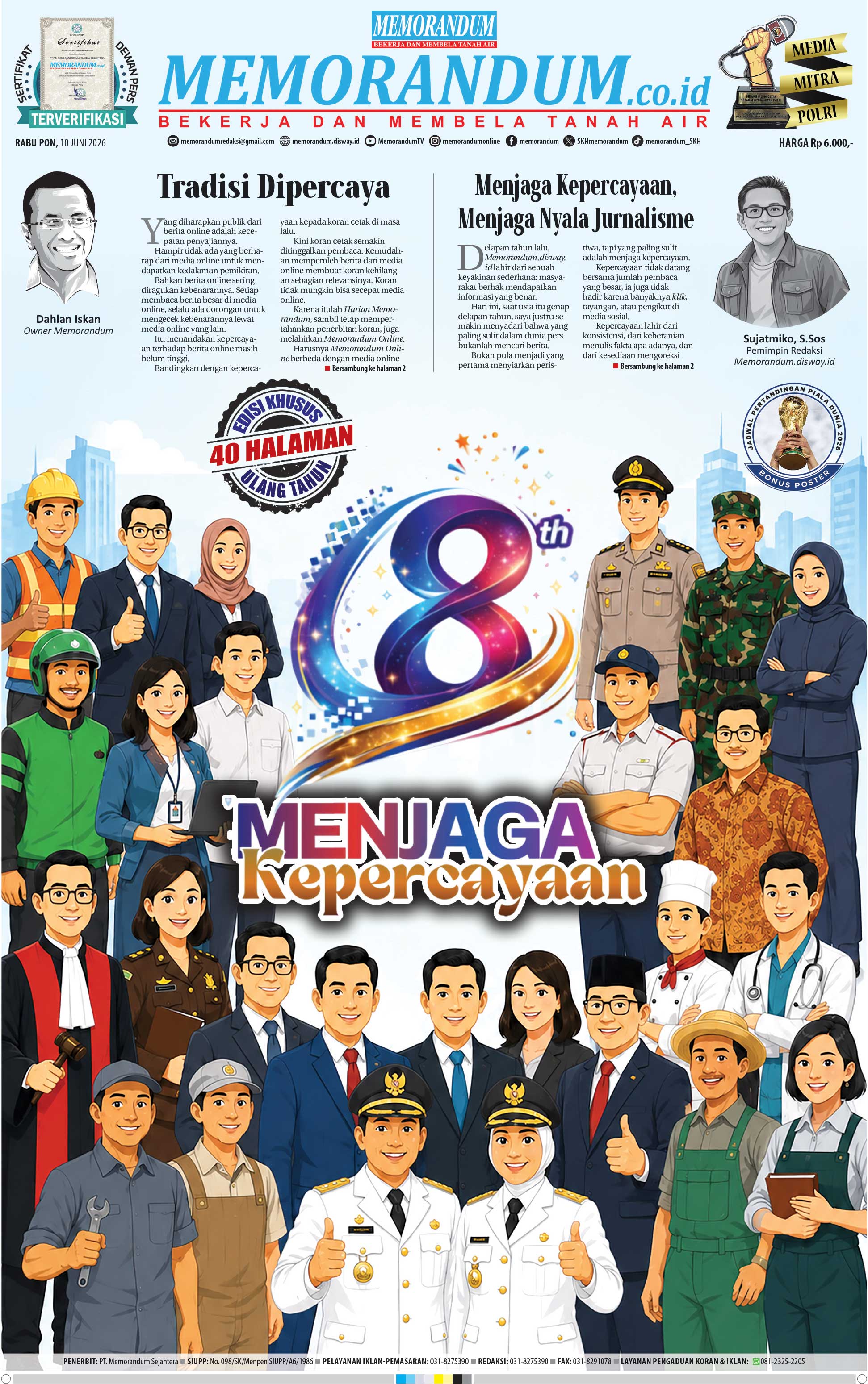 Memorandum Edisi 10 Mei 2026