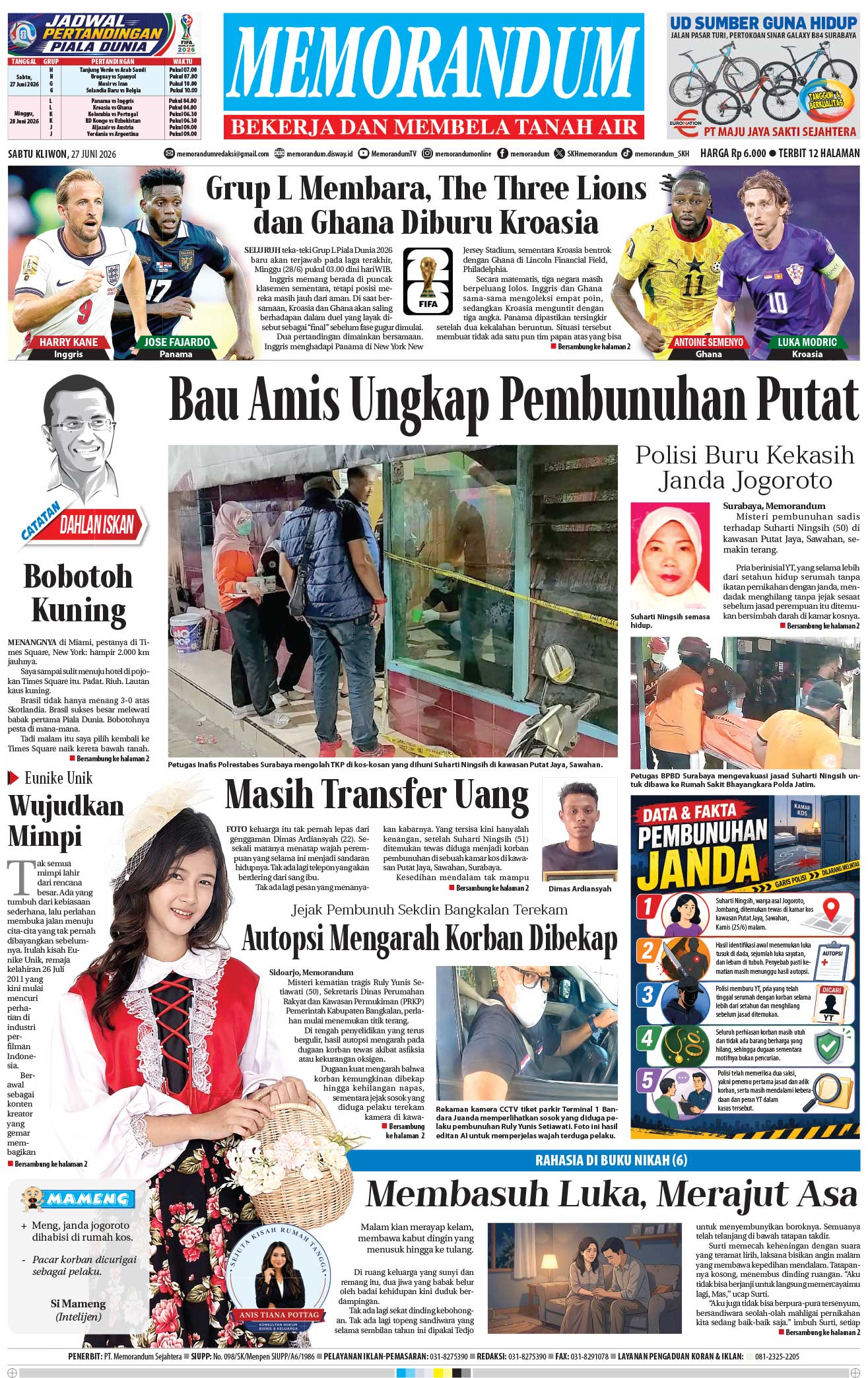 Memorandum Edisi 27 Juni 2026