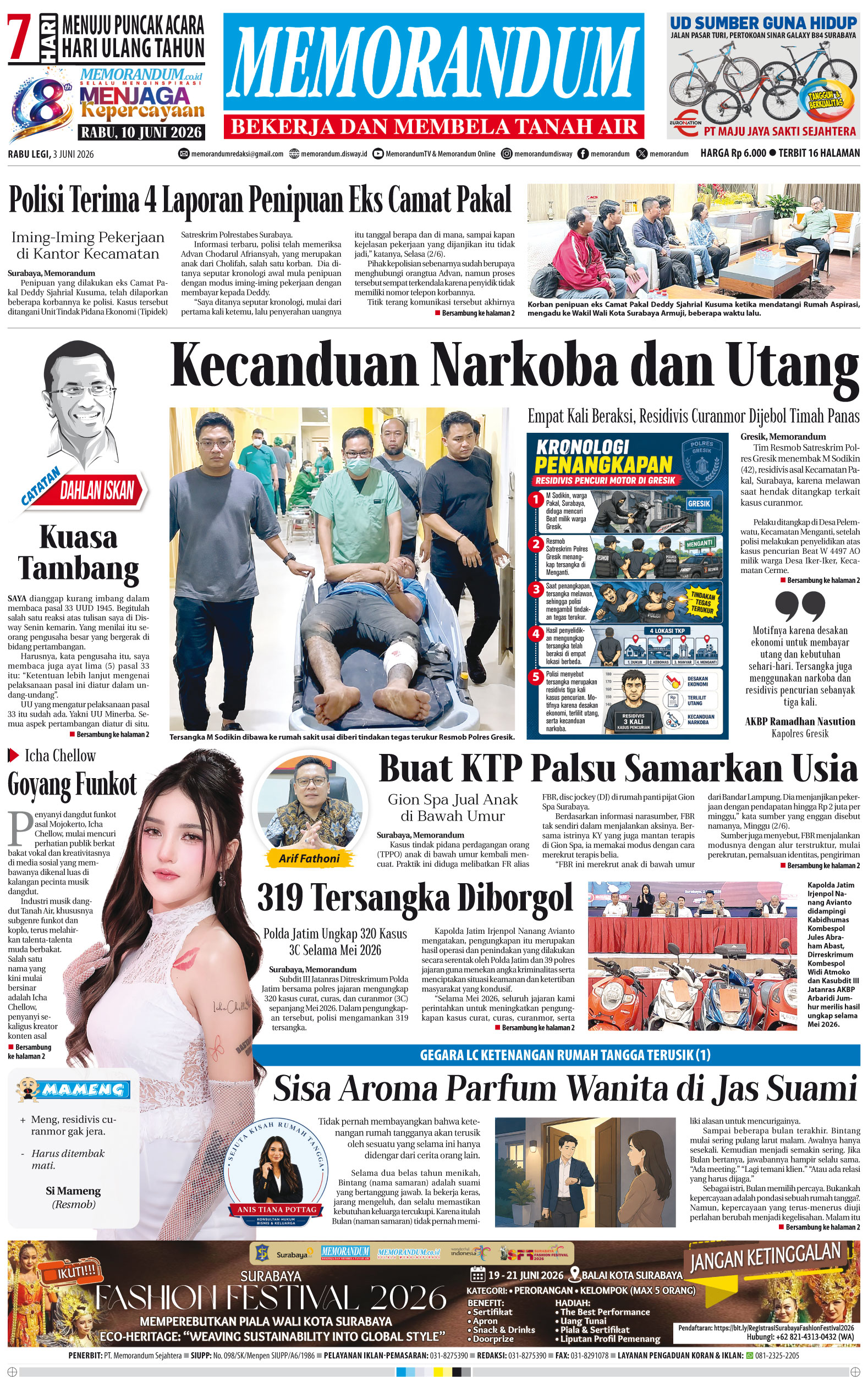 Memorandum Edisi 3 Juni 2026
