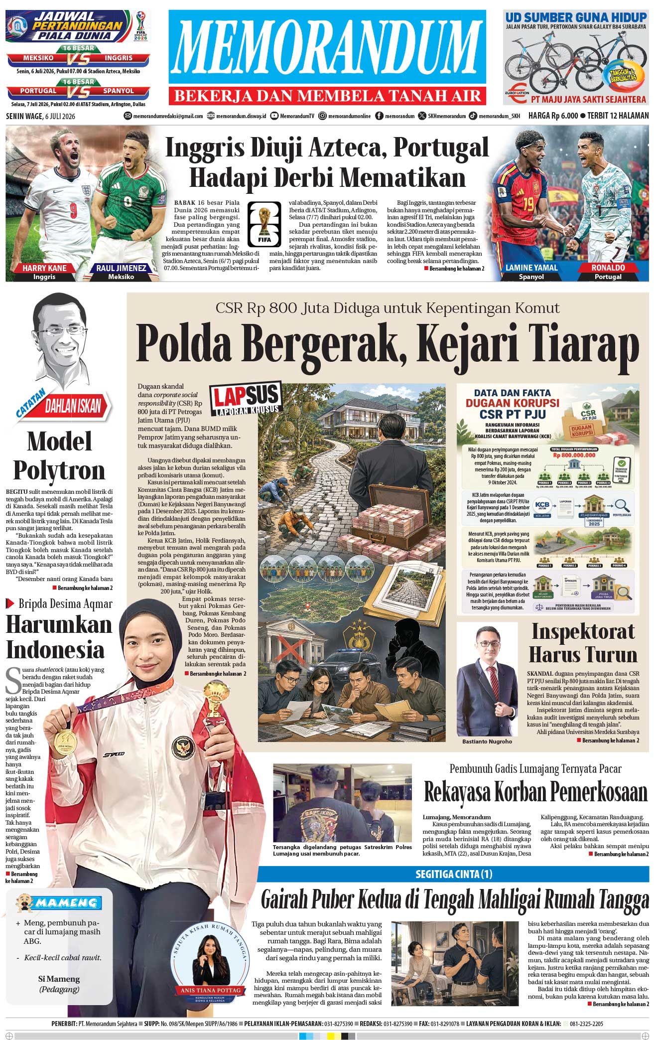 Memorandum Edisi 5 Juli 2026