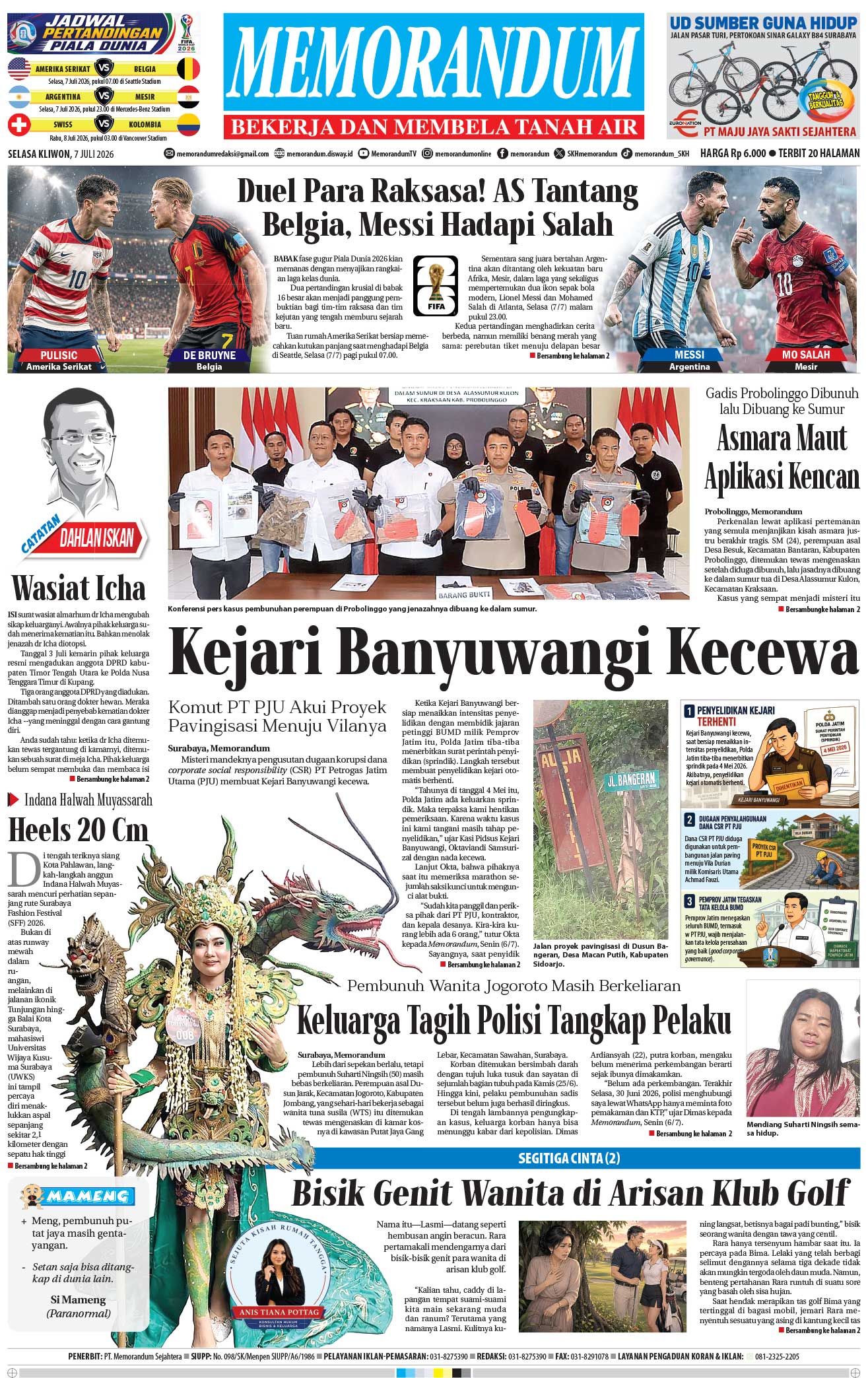 Memorandum Edisi 7 Juli 2026