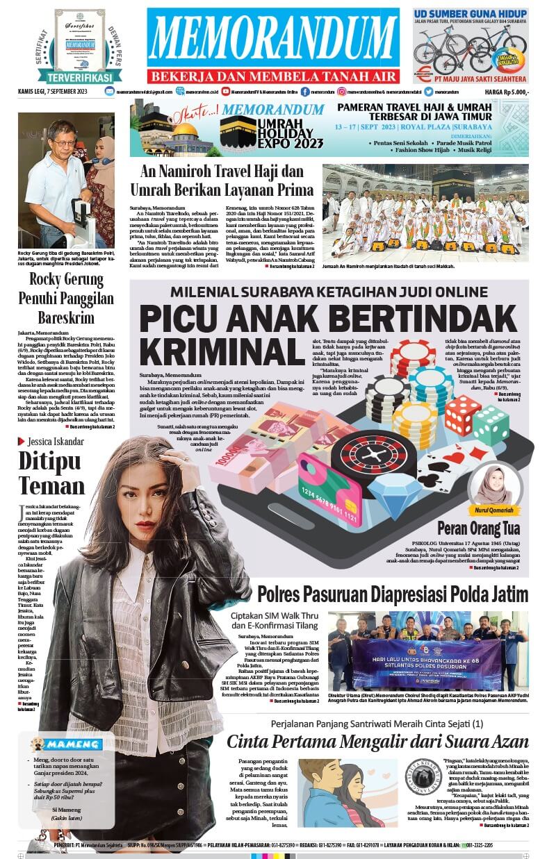 Memorandum Edisi 7 September 2023