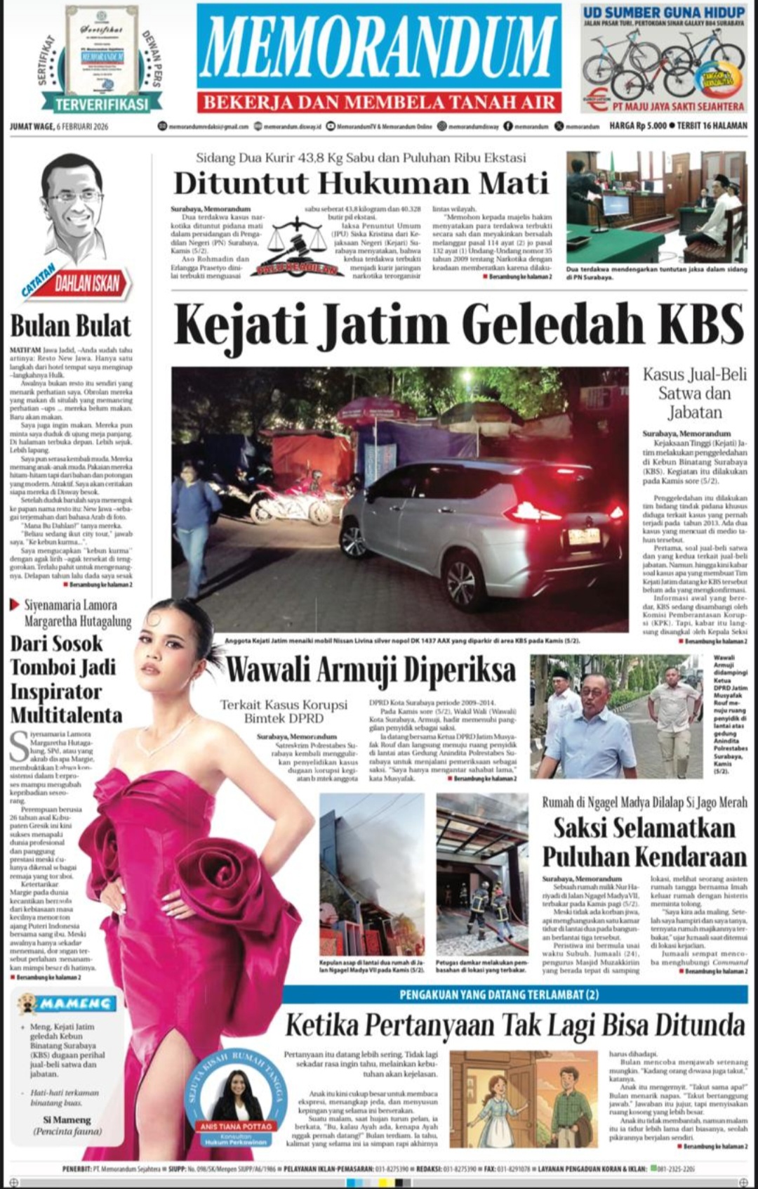 Memorandum Edisi 6 Februari 2026