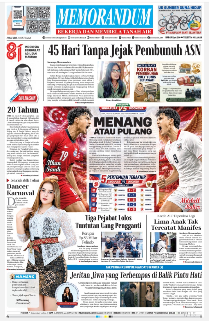 Memorandum Edisi 7 Agustus 2026