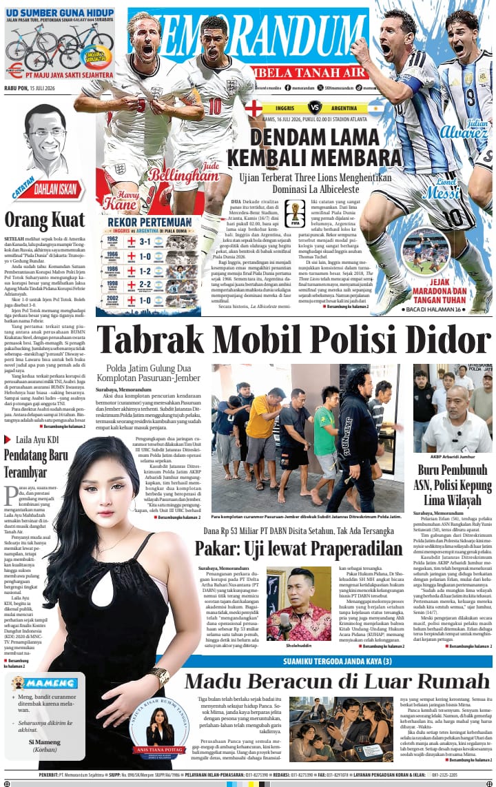 Memorandum Edisi 15 Juli 2026