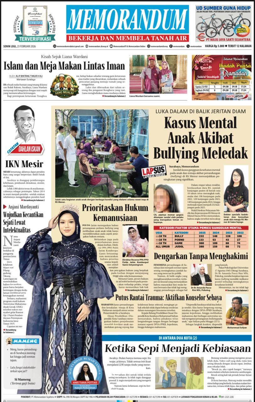 Memorandum Edisi 23 Februari 2026