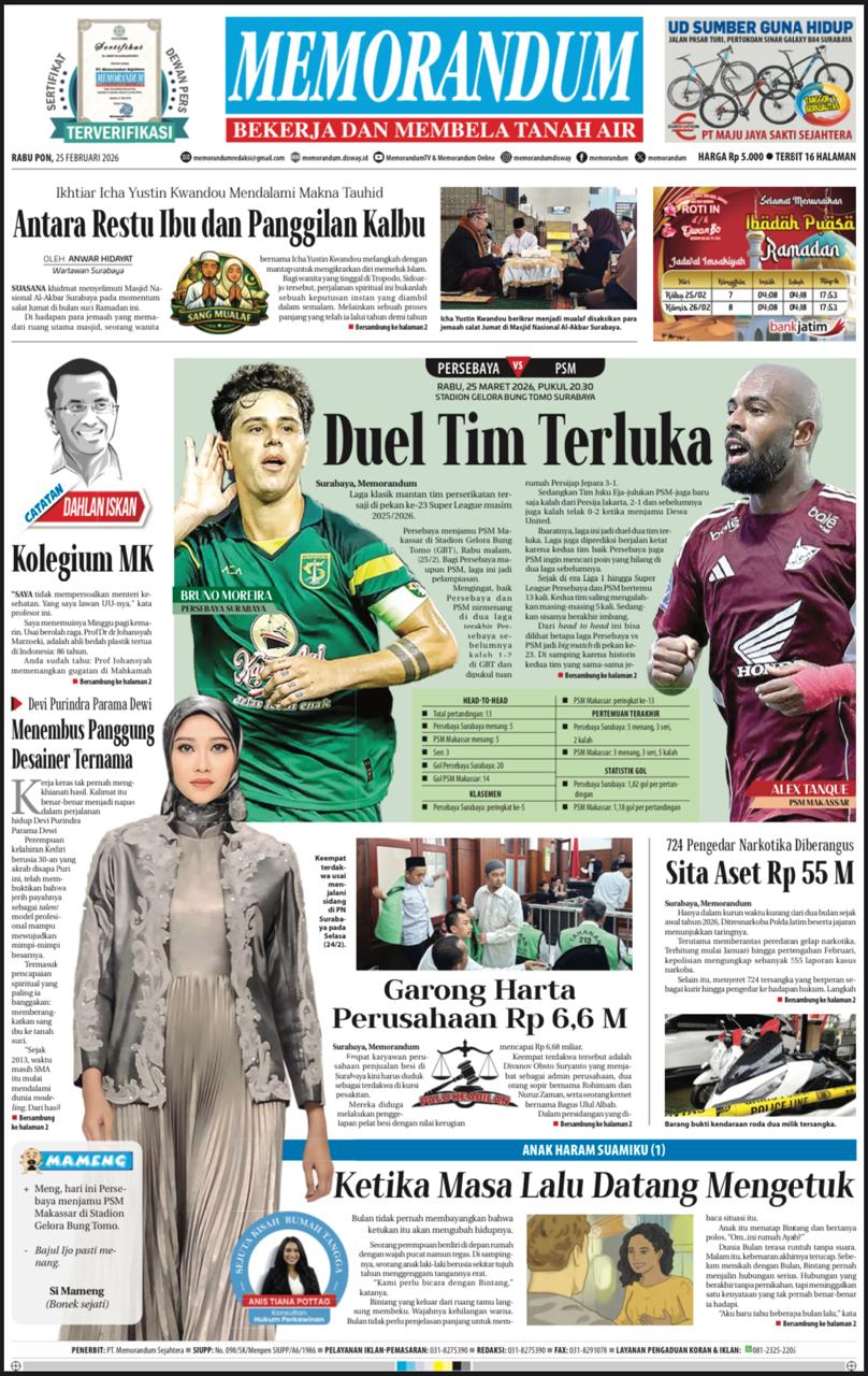 Memorandum Edisi 25 Februari 2026