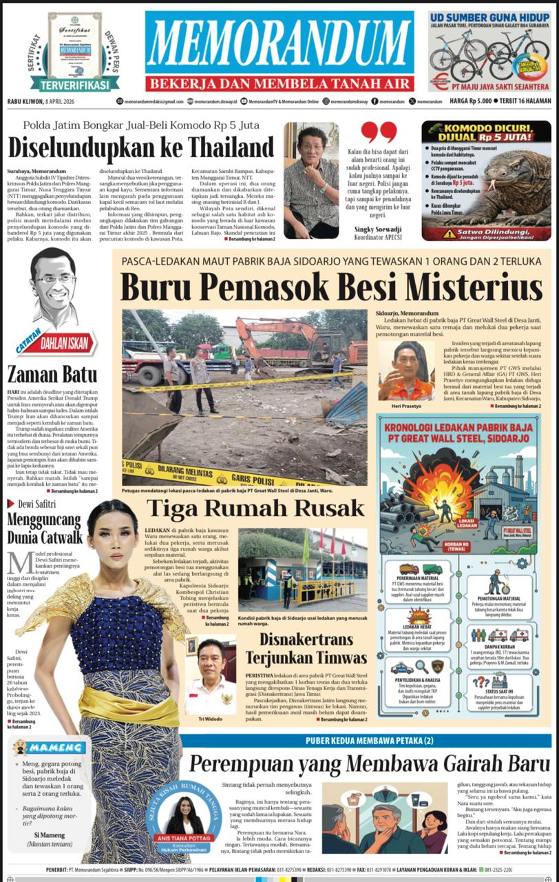 Memorandum Edisi 8 April 2026