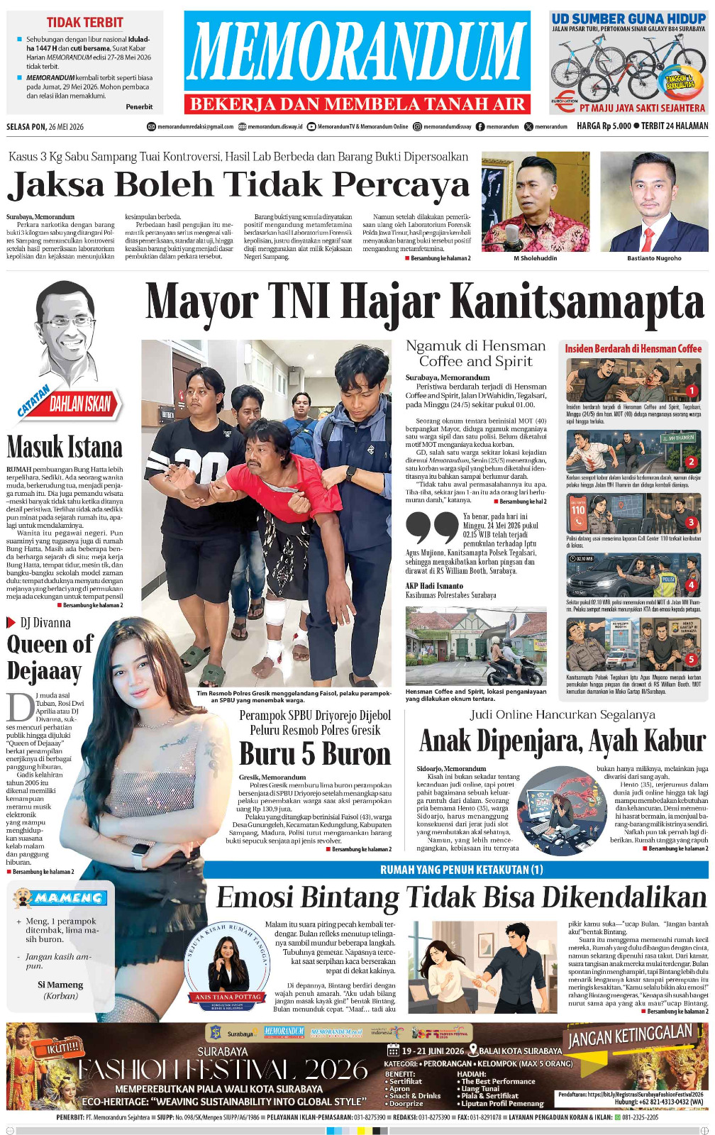 Memorandum Edisi 26 Mei 2026
