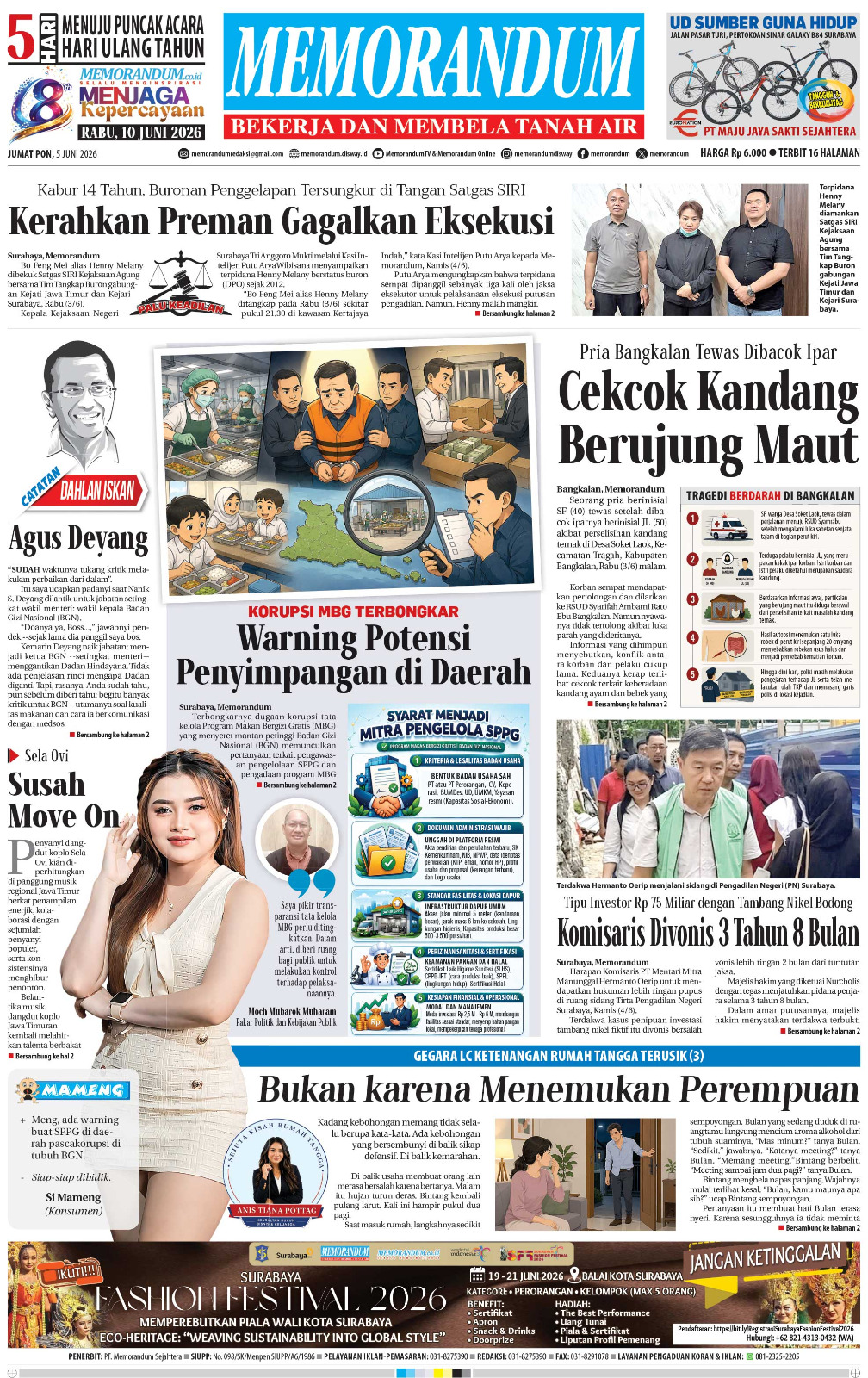Memorandum Edisi 5 Juni 2026