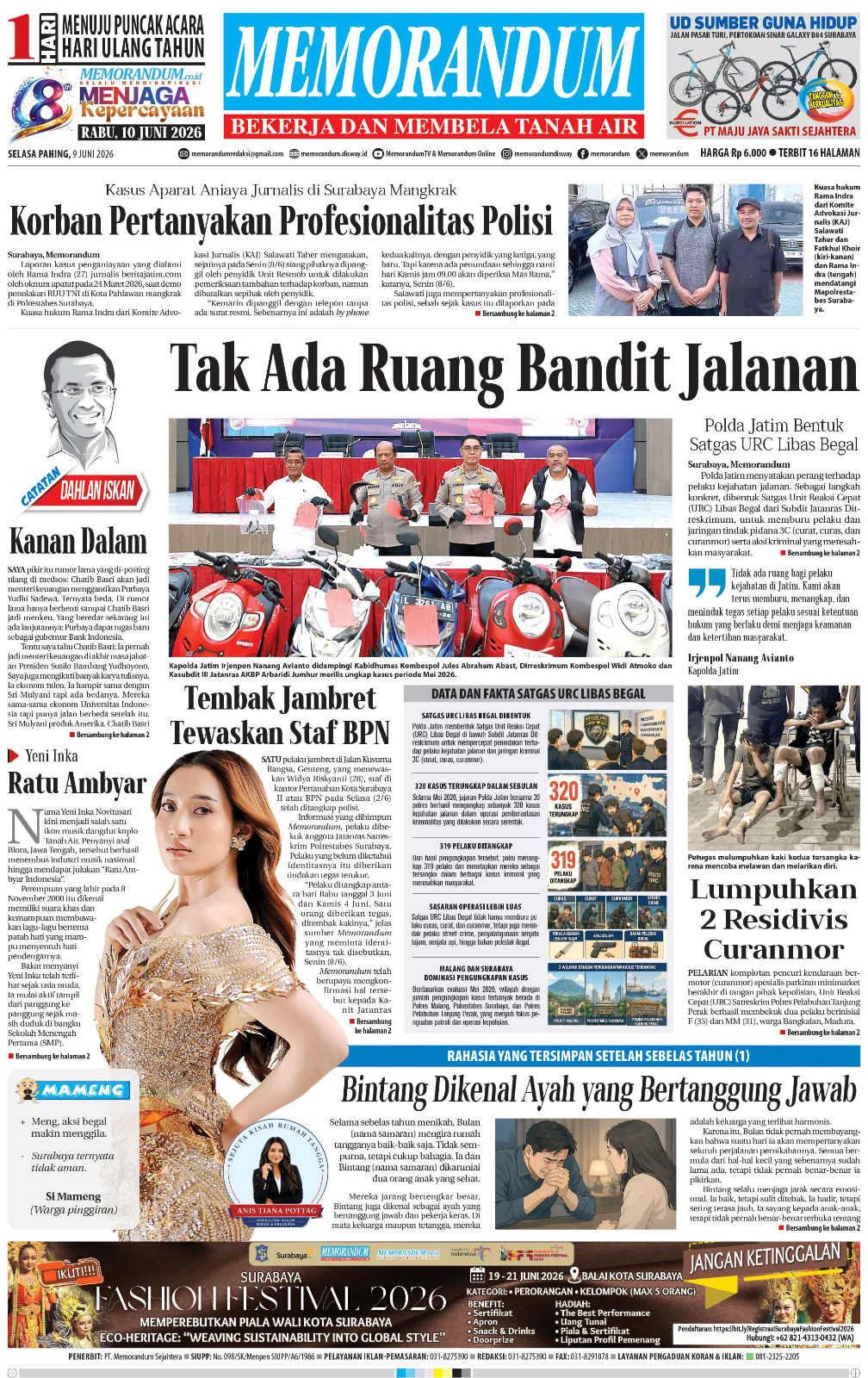 Memorandum Edisi 9 Mei 2026