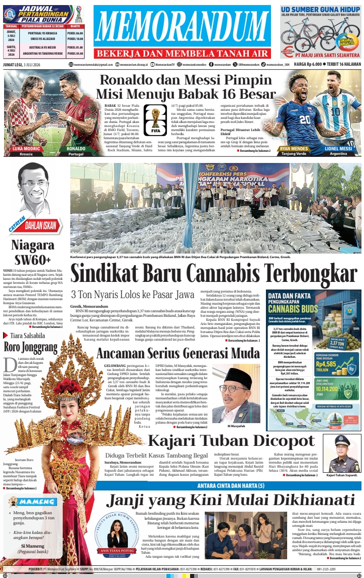 Memorandum Edisi 3 Juli 2026