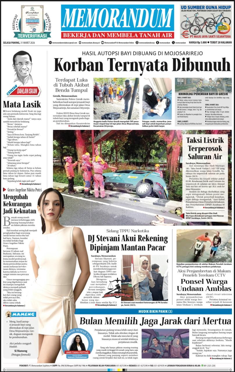 Memorandum Edisi 31 Maret 2026