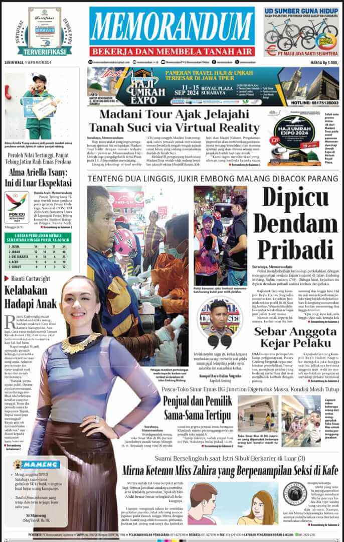 Memorandum Edisi 9 September 2024