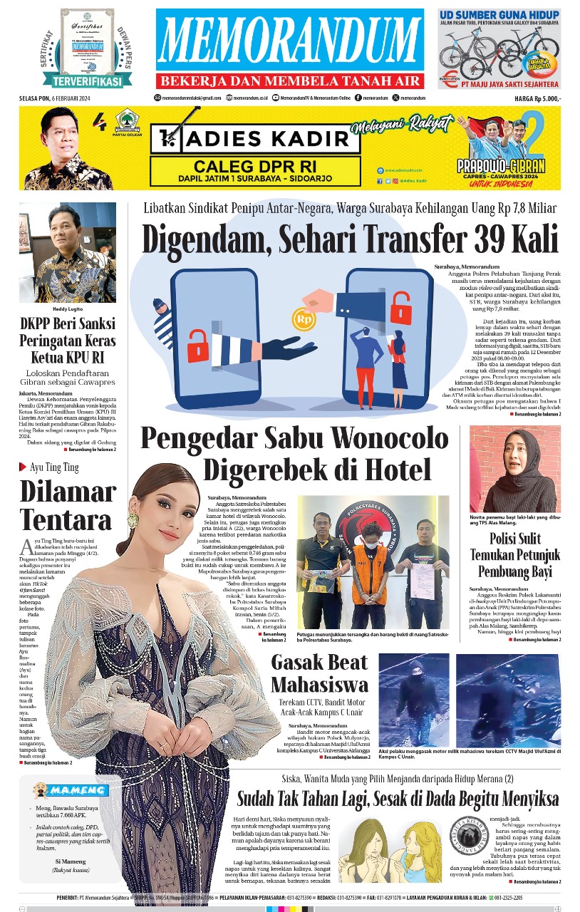 Memorandum Edisi 6 Februari 2024