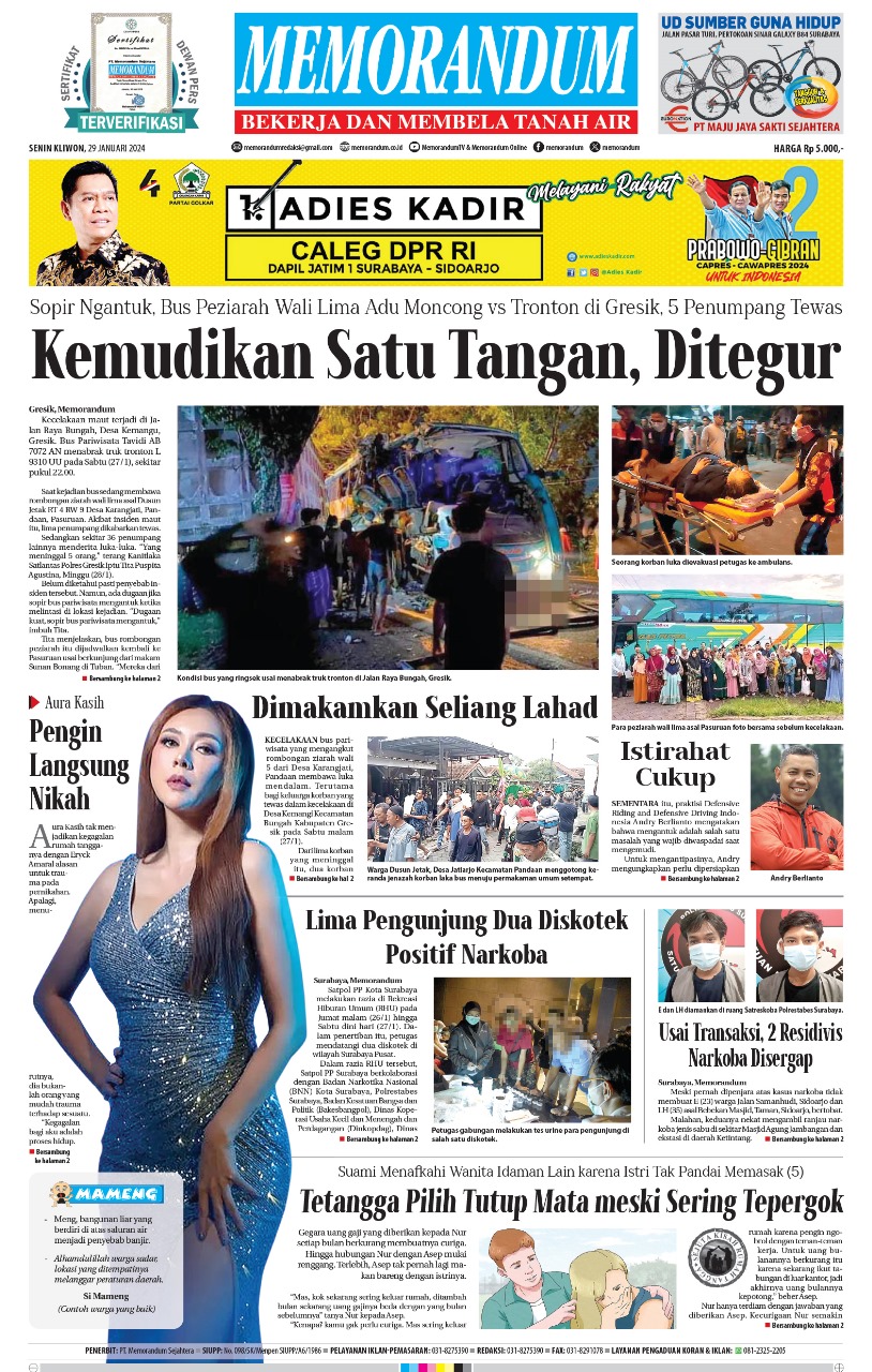 Memorandum Edisi 29 Januari 2024