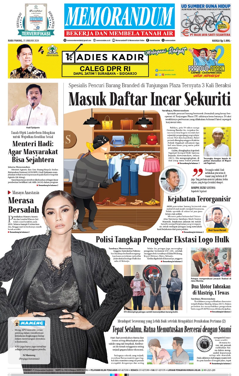 Memorandum Edisi 31 Januari 2024