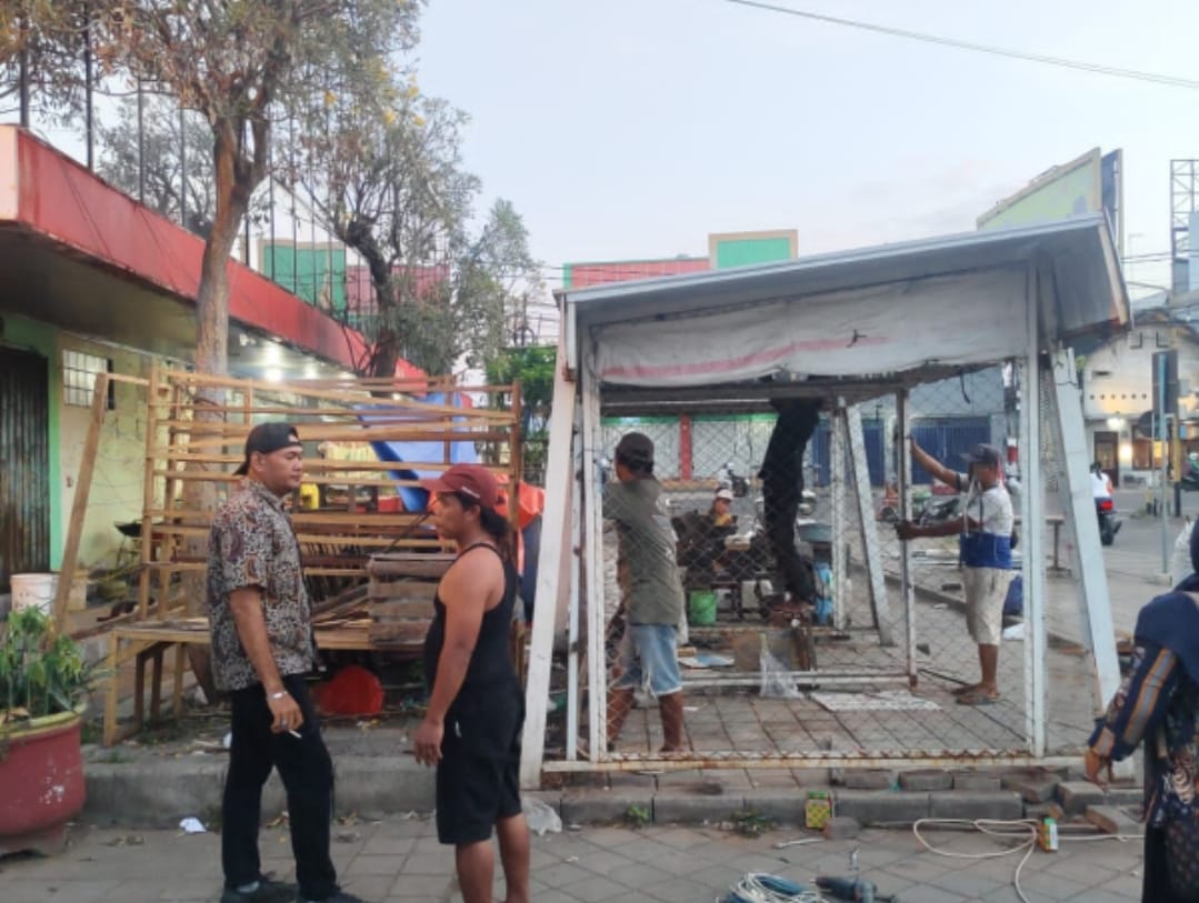 Ciptakan Rasa Nyaman dan Bersih, Penataan PKL Pasar Besar Berlanjut