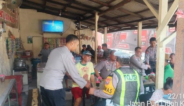 Polsek Lakarsantri Gelar Program Polisi Peduli Pengangguran di Warkop