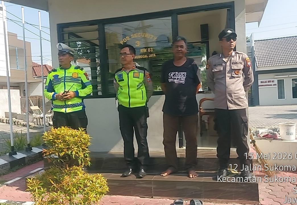 Polsek Sukomanunggal Perketat Patroli Pemukiman Jelang Libur Panjang