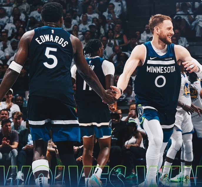 Lolos ke Final NBA Wilayah Barat, Anthony Edwards dan Julius Randle Bawa Timberwolves Singkirkan Warriors