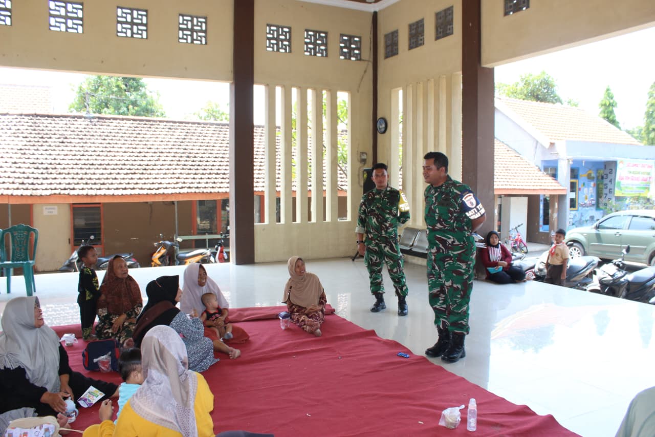 Satgas TMMD Ke-126 Kodim 0816/Sidoarjo Dukung Kesehatan Warga lewat Pendampingan Posyandu di Tulangan