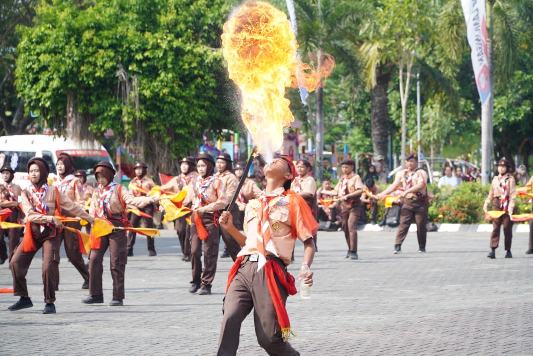 Pramuka Solusi Strategis Cetak Generasi Tangguh di Lamongan