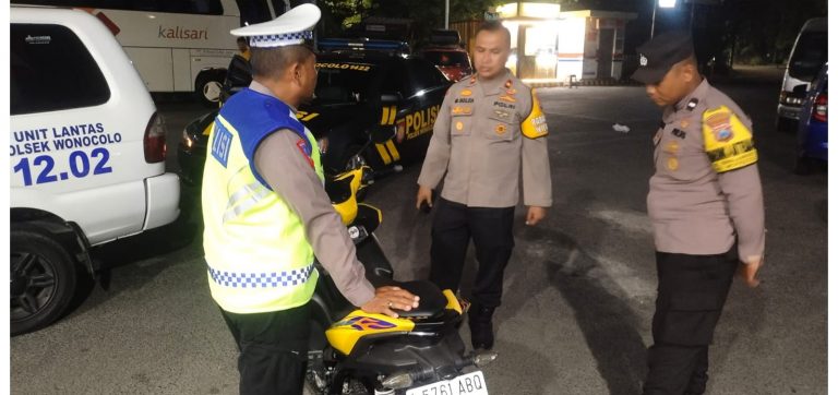 Razia Balap Liar di Jalan Raya Jemursari, Polsek Wonocolo Amankan 6 Motor