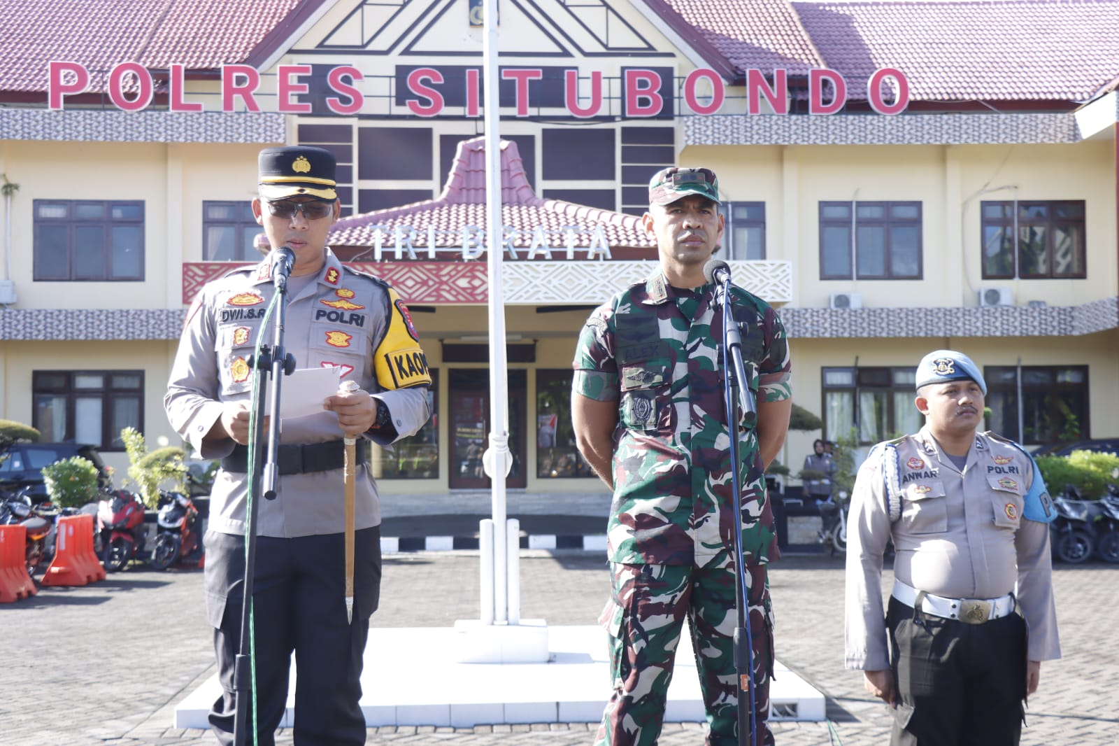 TNI-Polri di Situbondo Apel Gabungan dan Patroli Skala Besar Pastikan Kesiapan Pengamanan Pemilu 2024