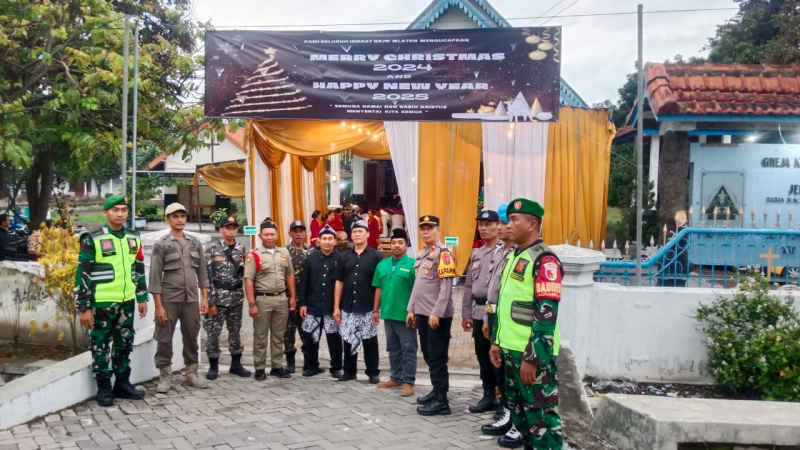 Toleransi Kuat, Natal di GKJW Mlaten Krembung Sidoarjo  Aman dan Nyaman 