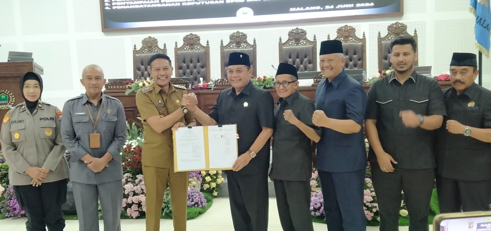 DPRD Kota Malang Setujui Raperda Pertanggungjawaban APBD 2023