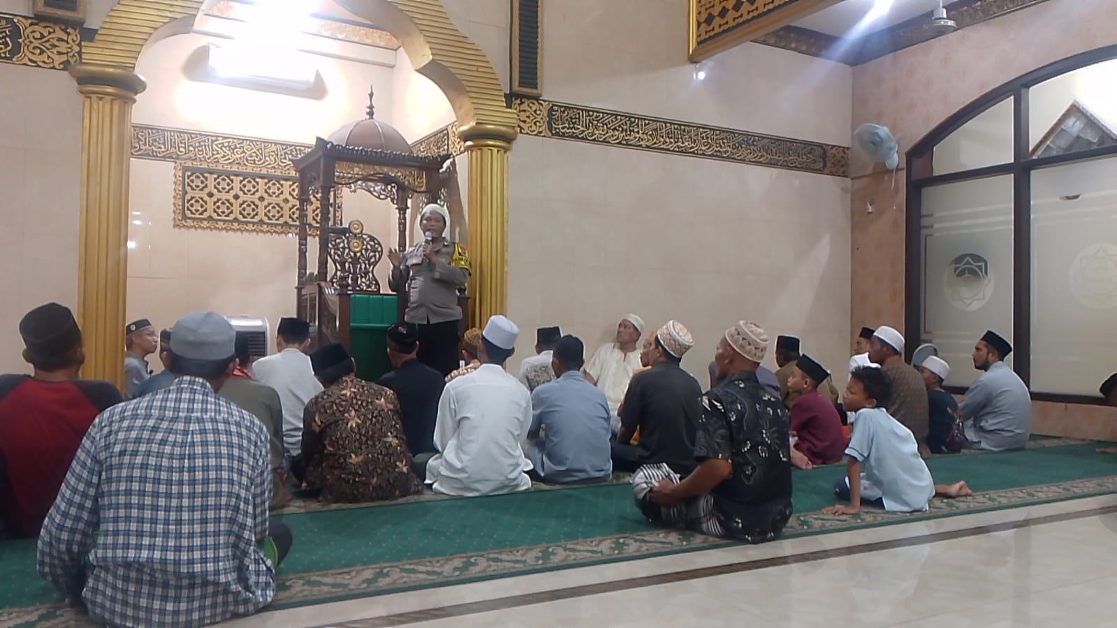 Safari Ramadan Polres Pelabuhan Tanjung Perak, Bhabinkamtibmas Kelurahan Bulak Ajak Warga Jaga Kamtibmas 