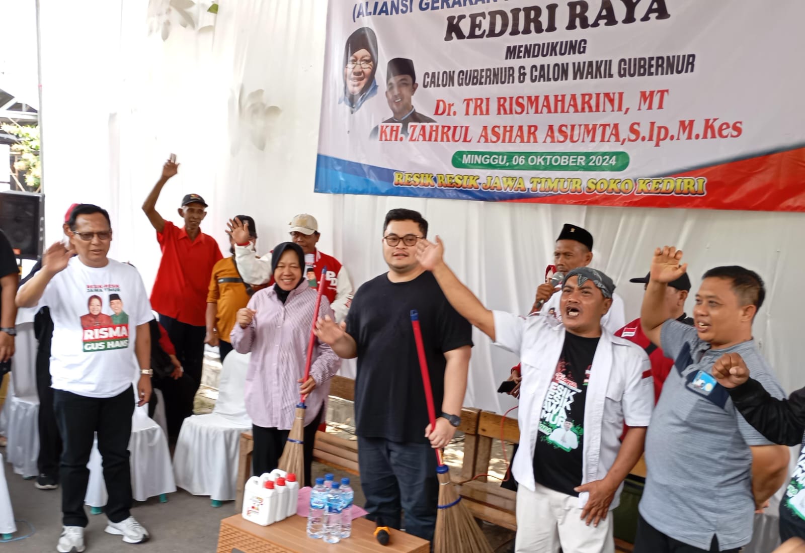 Laskar AGRARIS Kediri Raya Deklarasi Dukung Bu Risma-Gus Hans