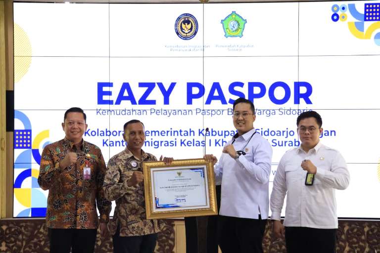 Imigrasi Surabaya dan Pemkab Sidoarjo Gelar Eazy Paspor untuk Permudah Layanan Masyarakat