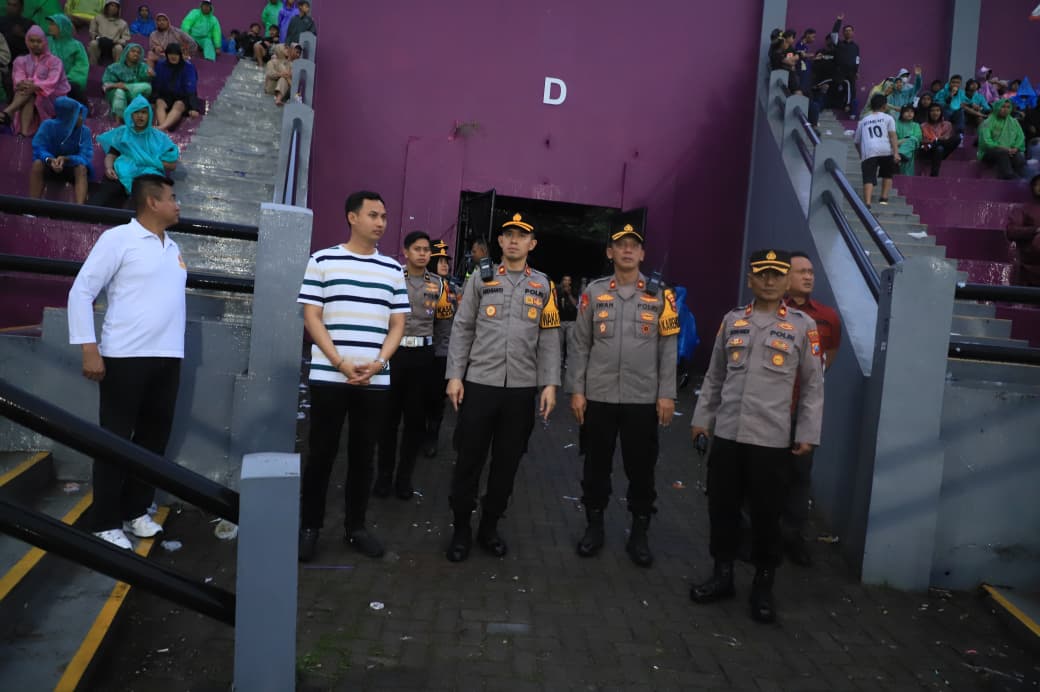 Polres Kediri Kota Beri Pengamanan Maksimal Pertandingan Persik Vs Dewa United
