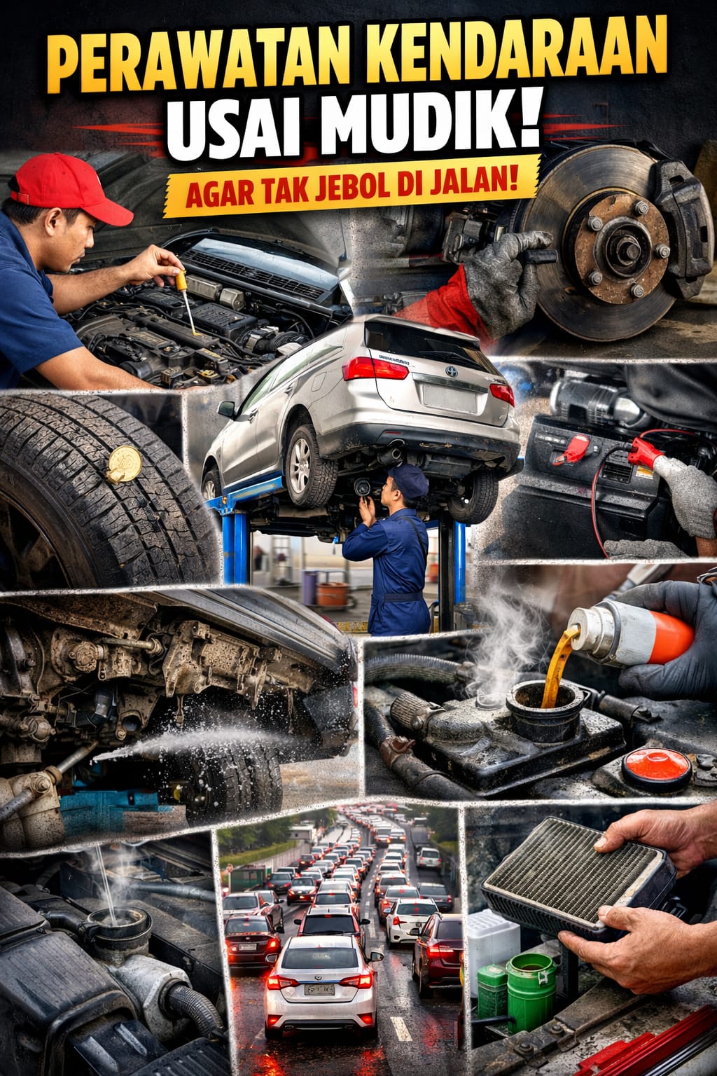 Kendaraan Disiksa saat Mudik? Ini Perawatan Wajib Setelah Pulang Kampung Agar Tidak Jebol di Jalan