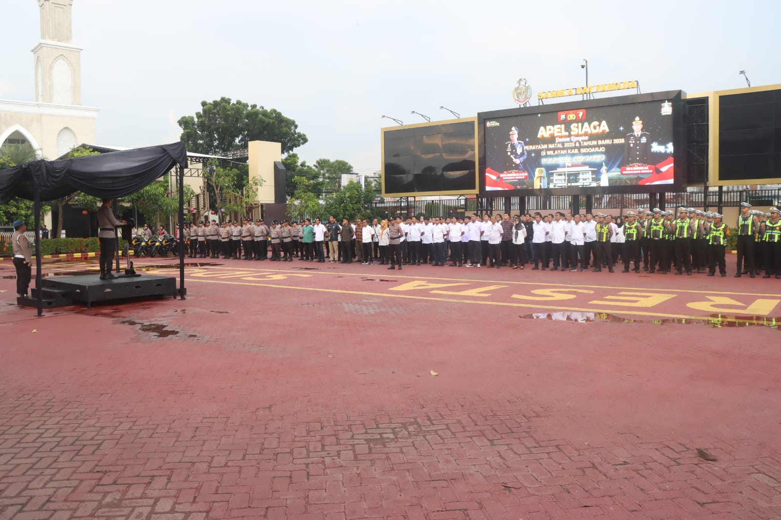 Polresta Sidoarjo Pastikan Pengamanan Natal Berjalan Aman dan Kondusif