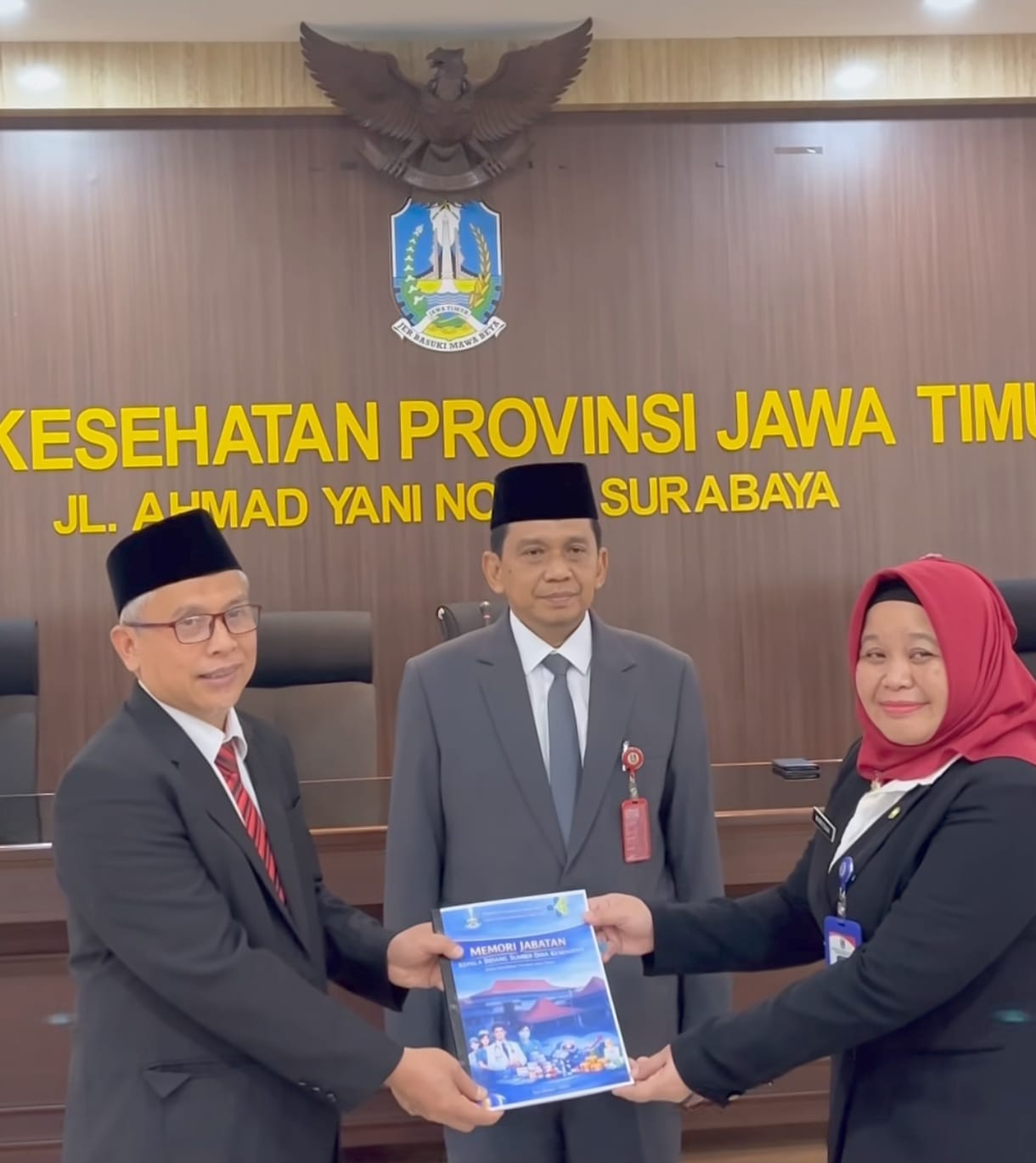 Dinkes Jatim Gelar Serah Terima Jabatan Pejabat Struktural