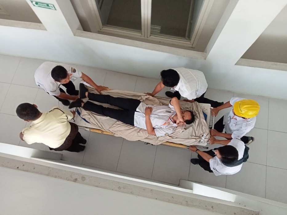 RSUD dr Iskak Tulungagung Simulasikan Penanganan Gempa dan Kebakaran