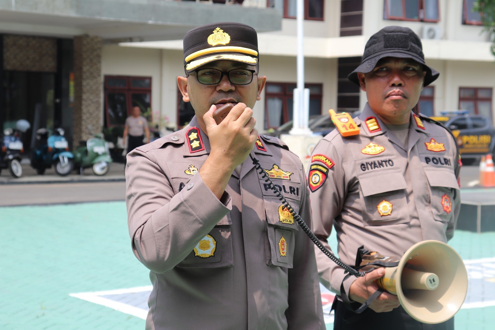 Sat Samapta Polres Batu Latihan Dalmas, Antisipasi Gangguan Keamanan