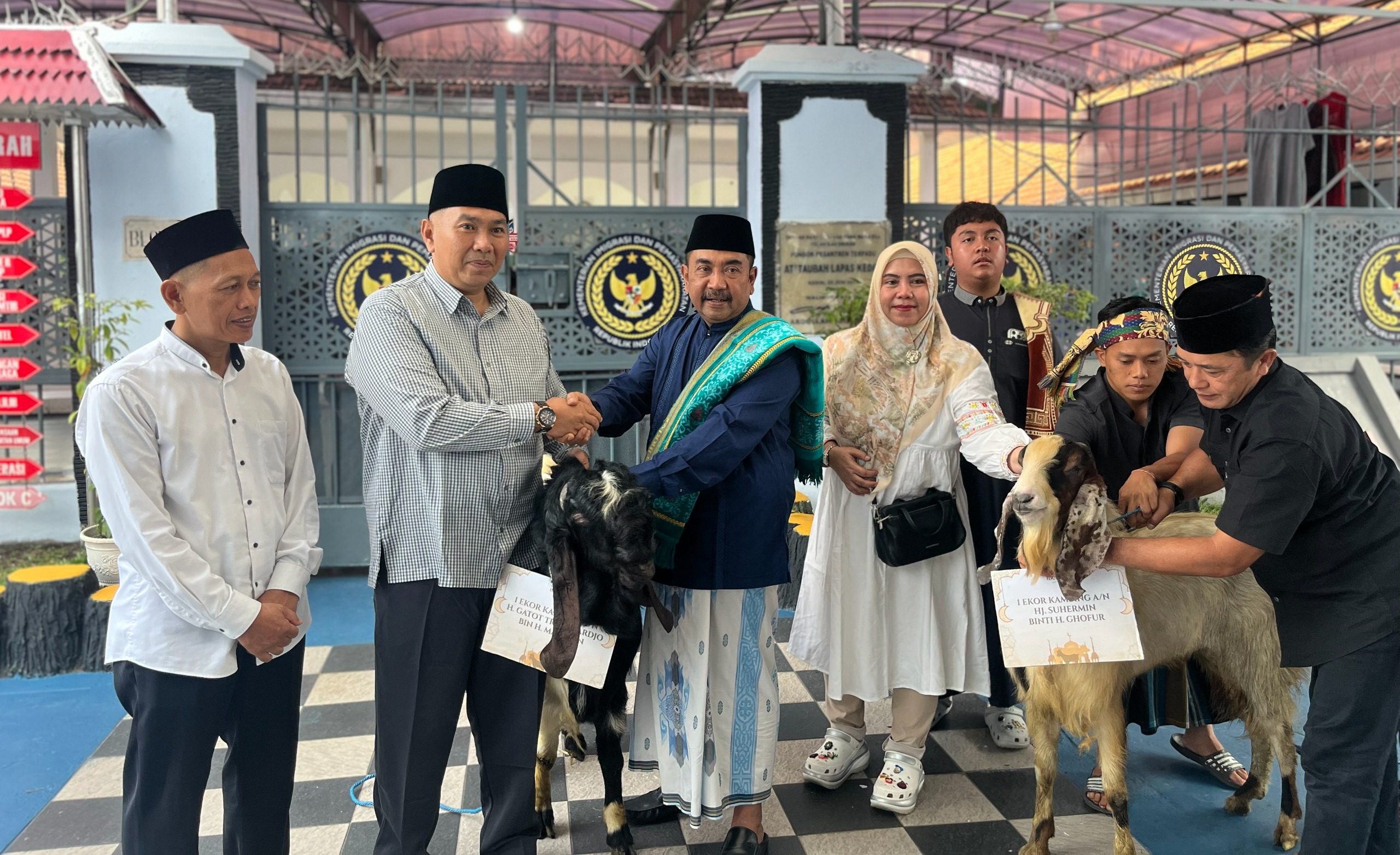 Lapas Kediri Salurkan Daging Kurban untuk Warga Binaan dan Masyarakat