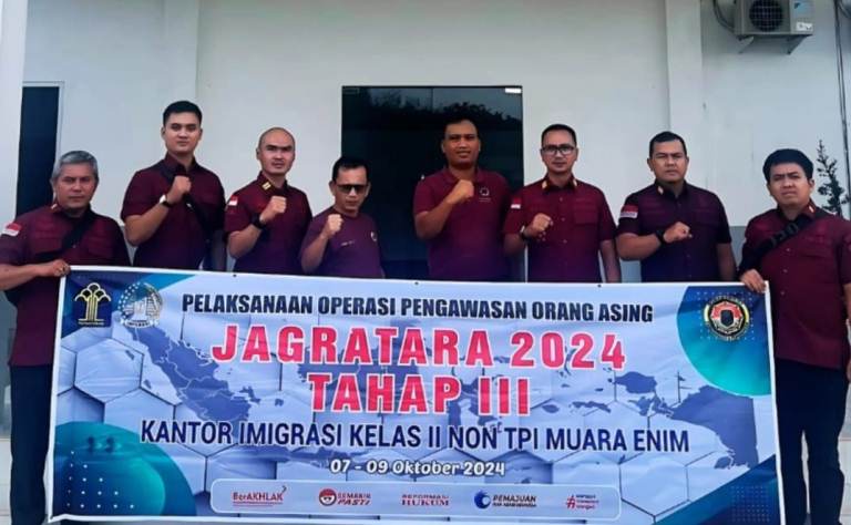 Gelar Operasi Jagratara III, Imigrasi Muara Enim Sasar WNA di Perusahaan Kelapa Sawit