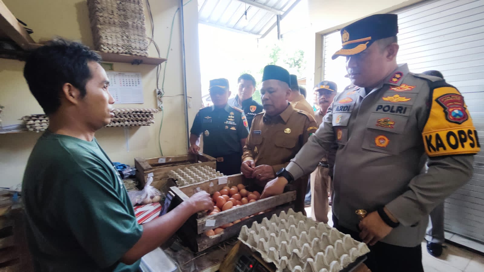 Pastikan Stok Pangan Aman, Pemkab Jombang Lakukan Sidak Pasar
