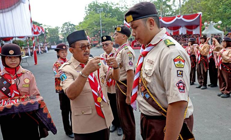 Peringati Hari Pramuka Ke-64, Dorong Penguatan Karakter dan Gotong Royong Generasi Muda