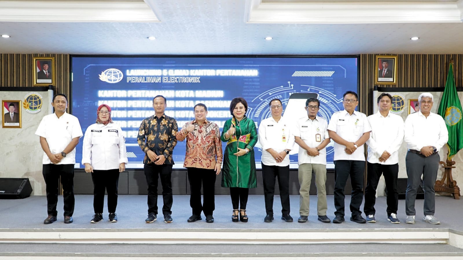 Launching Pelayanan Peralihan Elektronik, Kepala Kanwil BPN Jawa Timur Akan Terus Tingkatkan Kualitas Data