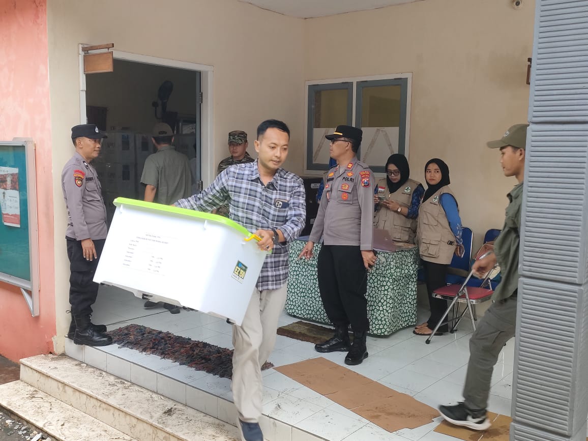 Polres Tulungagung Siagakan Pasukan Amankan Rekapitulasi Perolehan Suara Tingkat Kecamatan